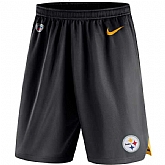 Men's Pittsburgh Steelers Nike Black Knit Performance Shorts,baseball caps,new era cap wholesale,wholesale hats